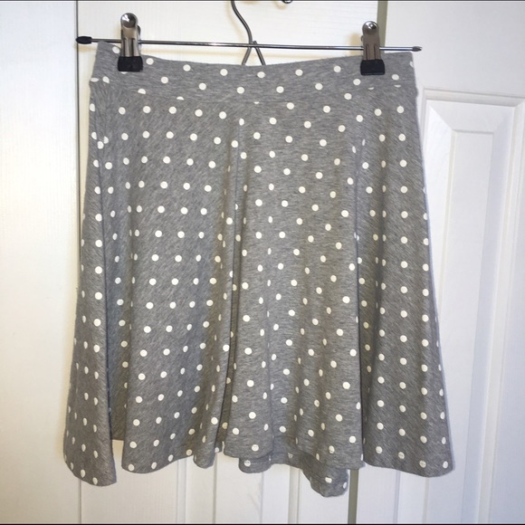 Gray Skater Skirt