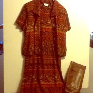 PLUS SIZE 2PIECE DRESS SET SIZE 18