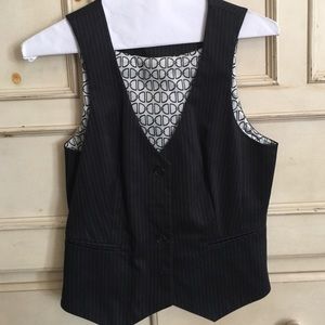 Pin stripe vest
