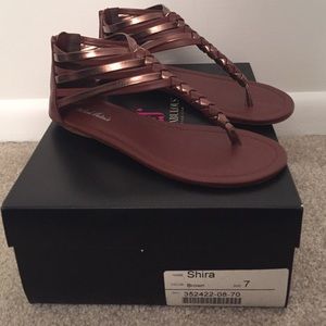 Just Fab Shira Sandals - never worn
