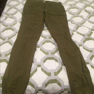 Green Crop Dress Pants. Size 00 but fit like a 3