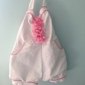 Janie and Jack Little Girl Halter Romper Size 6