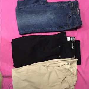Girls jeans and colored pants