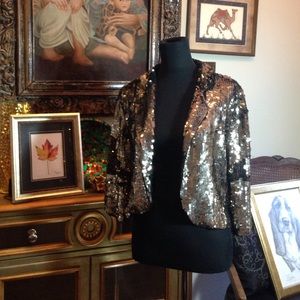 Beautiful vintage sequined jacket.
