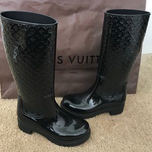Louis Vuitton rain boots 100 percent authentic