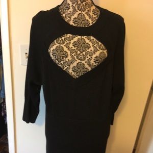 Holiday sweater dress