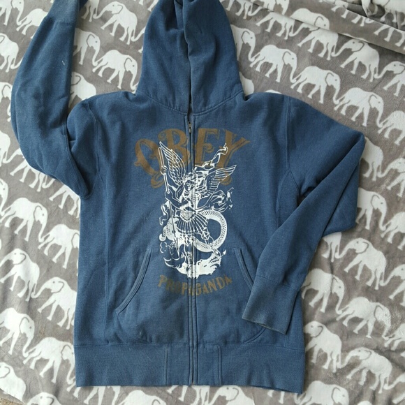 Obey Full Zip Hoodie