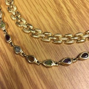 SOLD: (2) Gold Bracelets (Selling as a set)