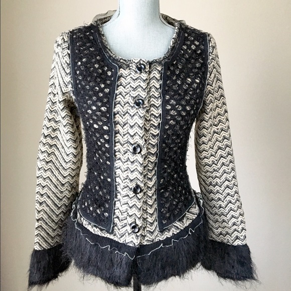 Chic layering High fashion couture blazer jacket - Picture 3 of 4