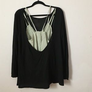 Backless long sleeve top