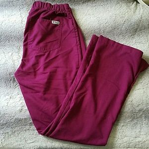 Grey's Anatomy Cranberry/Wine Scrub Pants