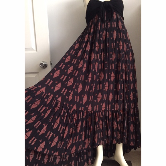 Free people totally tubular maxi dress S - Picture 3 of 4