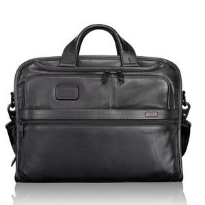 💥SOLD💥TUMI Leather Briefcase Labtop Authentic