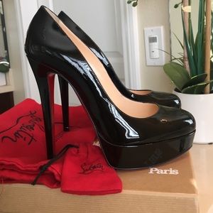 Christian louboutin Bianca 140 patent calf