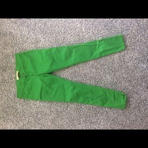 Bright green leggings! American Eagle!