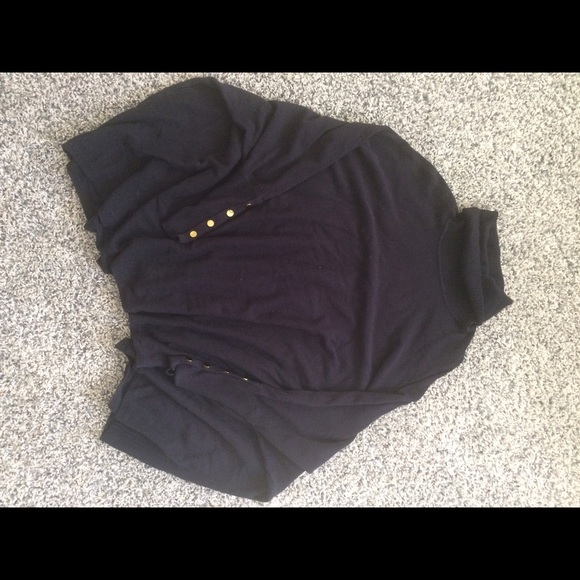 Oversized dark blue sweater