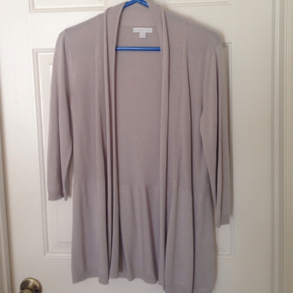 Gray cardigan