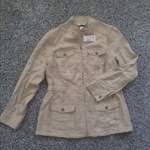 Light beige jacket! Brand new!!