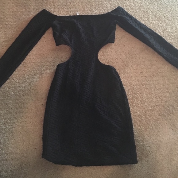 Nasty Gal Cutout Off Shoulder Dress