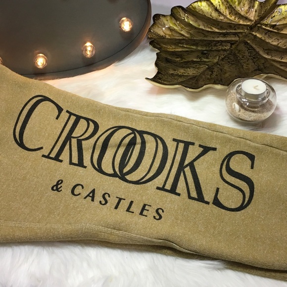 Crooks and Castles  Other - Crooks and Castles The Ballin Mane Sweatpants Gold