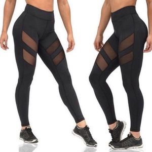 New Black Mesh Gym Leggings
