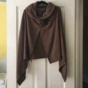 Ralph Lauren brown cape
