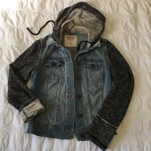 Mossimo jean/sweater jacket size small