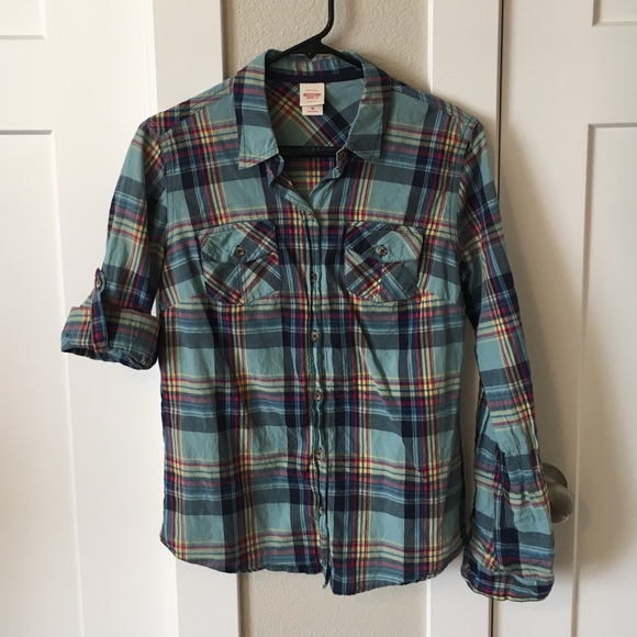 Striped button down shirt