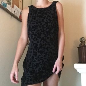 Burnout Velvet Dress