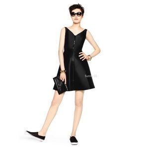 ※SOLD※kate spade NEW YORK/ zip front v neck dress