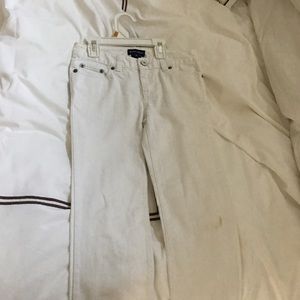 Ralph Lauren white jean size 8