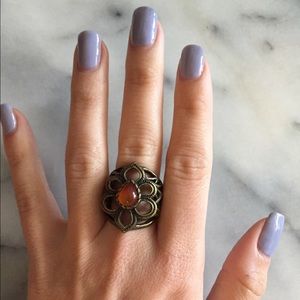 Lucky Brand ring with stone