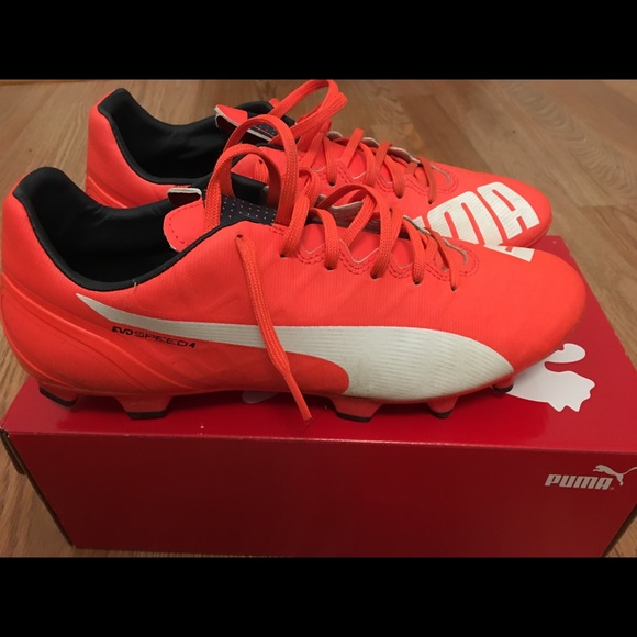 Puma Evospeed 4.4 FG Red White US 9.5