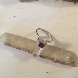 Authentic quartz ring