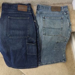 Two pairs of Nautica jeans shorts