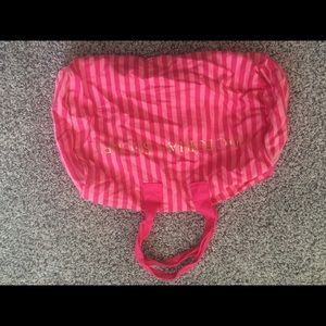 Victoria's Secret PINK striped weekend bag