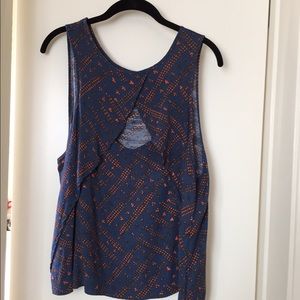 Free People tank with keyhole