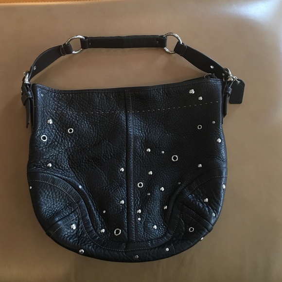 83 off Coach Handbags SAlE!! Black Leather Authentic Coach bag from