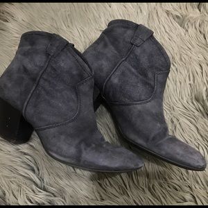 ASH Gorgeous navy booties!