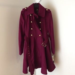 Miss Sixty Wool Military Coat