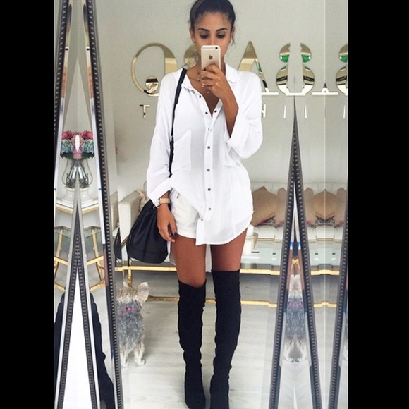 NEW Over the Knee Black Boots