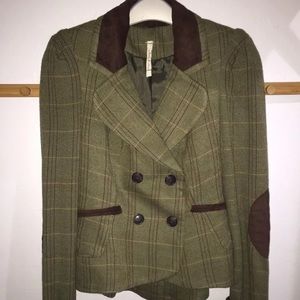 Willow and Clay equestrian Olive Green Jacket Sm