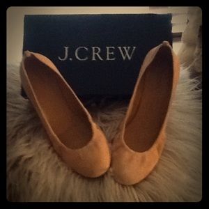 Once Worn Suede Flats