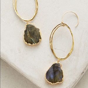 New Anthropologie Agate Drops Earrings