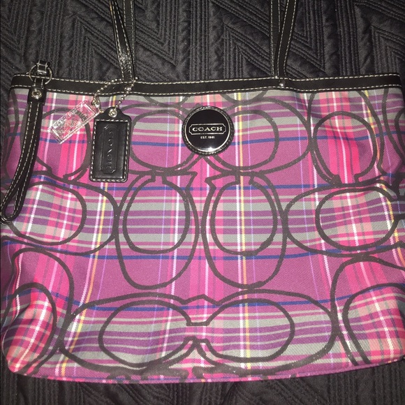 Coach Purse with Wallet Bundled