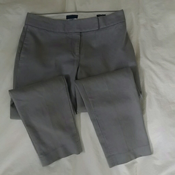 J. Crew light gray cropped pants