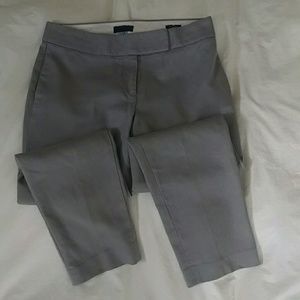 J. Crew light gray cropped pants