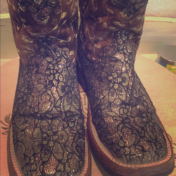 Lace Ferrini Boots