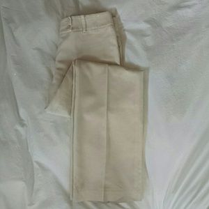 Ann Taylor winter white wide leg dress pants