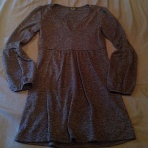 NWOT Grey Sweater Tunic Top